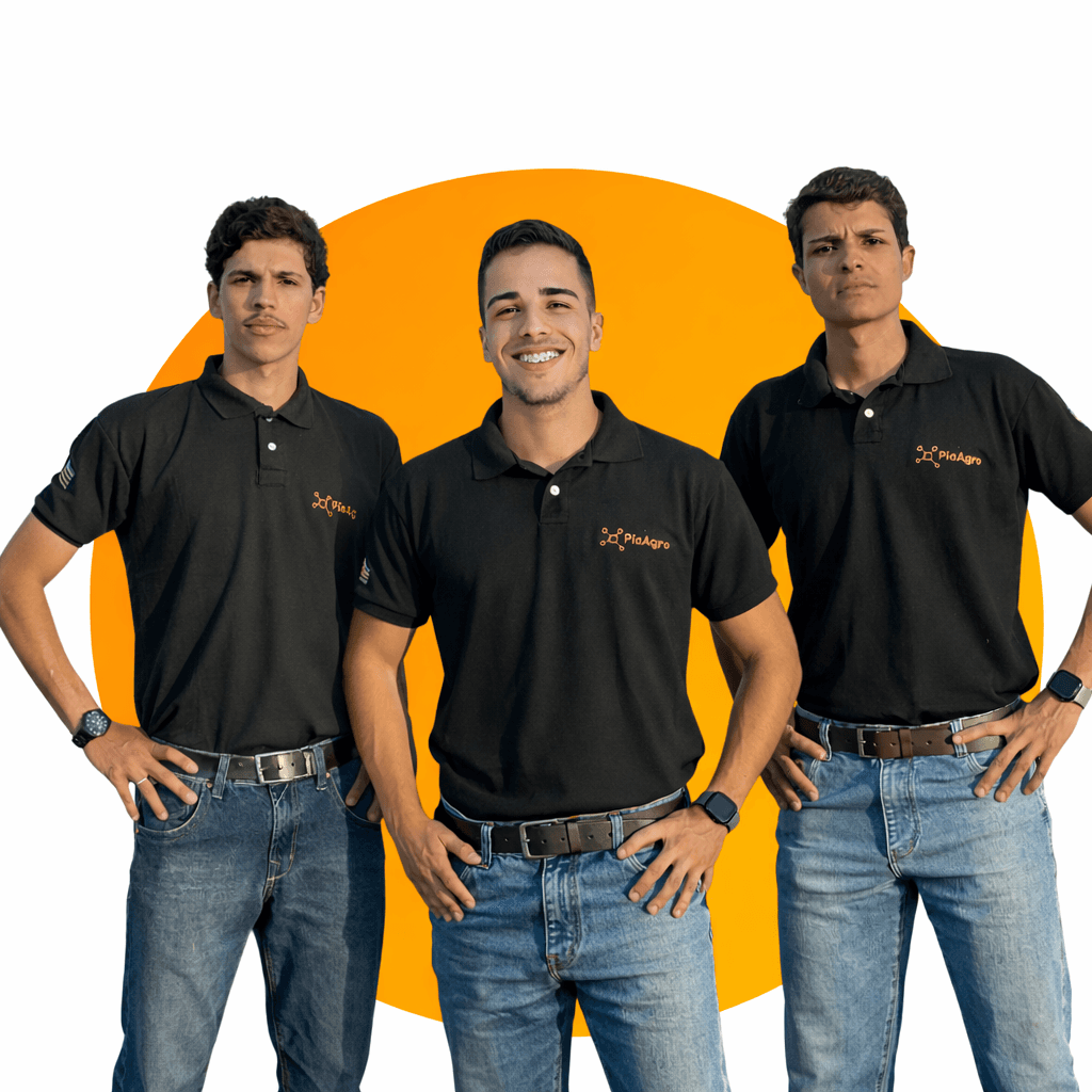 Fundadores PiaAgro - João Pedro, Gustavo Lavall e Paulo Ricardo